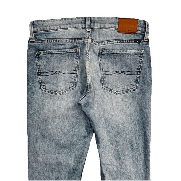 Lucky Brand Sweet Crop Jeans 2/26 (27x26) Light Wash Blue Denim Stretch Womens - Picture 8 of 9